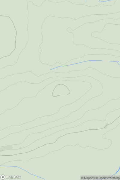 Thumbnail image for The Mount [Bala to Welshpool] showing contour plot for surrounding peak